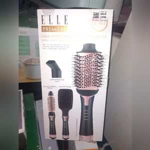 Hair dryer brush and volumizer